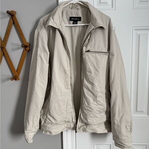 Eddie Bauer Men's Light Cream Jacket